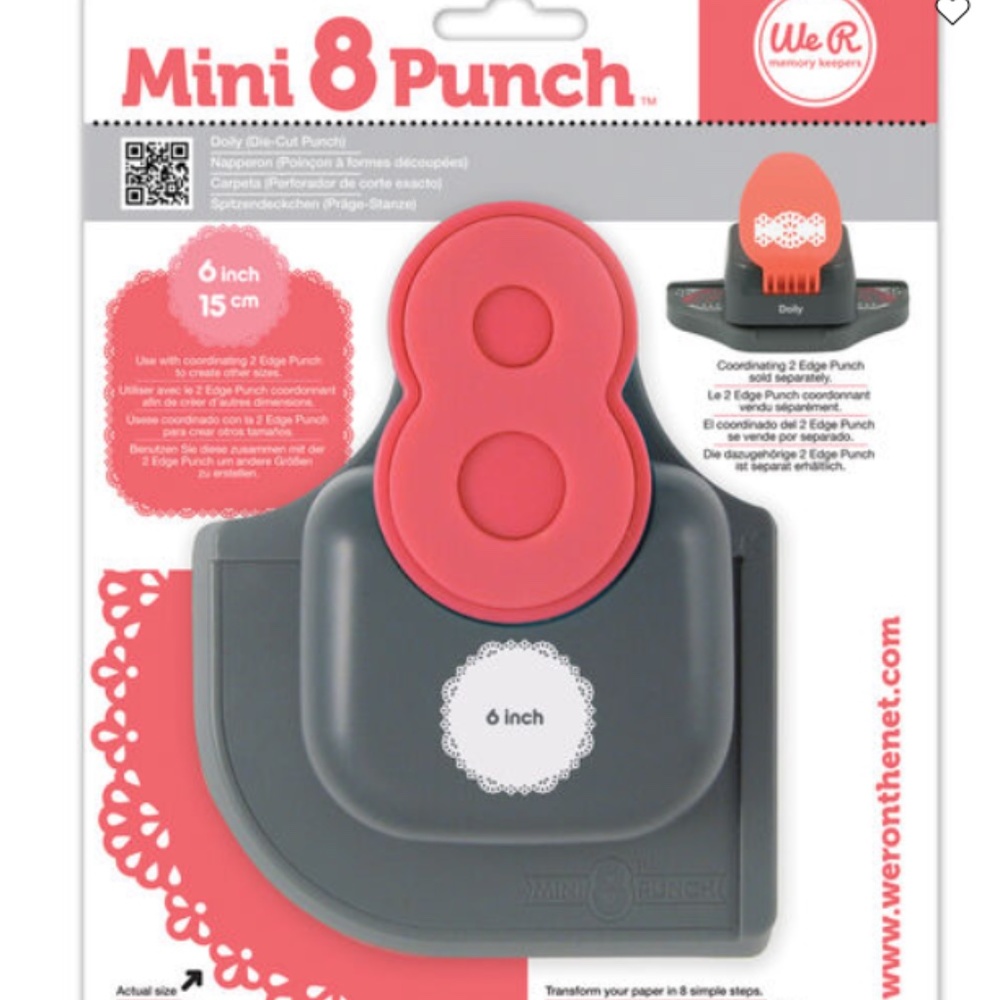 We R Memory Keepers Mini 8 Punch Doily